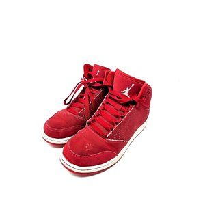 AIR JORDAN SNEAKERS SIZE 4 YOUTH (881440-600) Red Good Condition